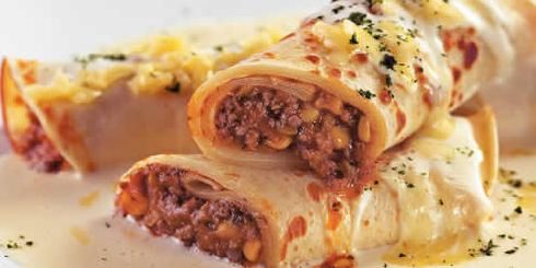 Panqueca a Bolonhesa