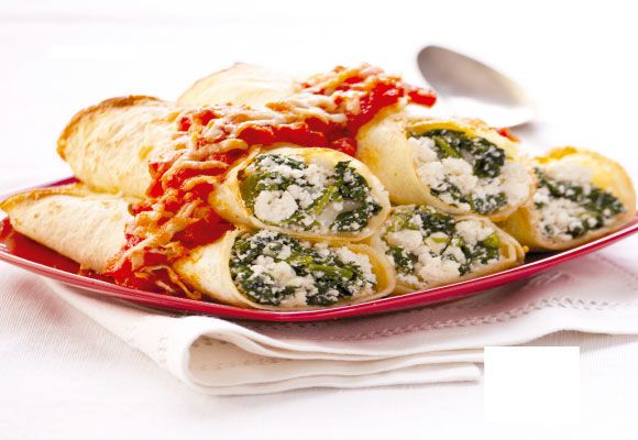 Panqueca de Queijo com Epinafre